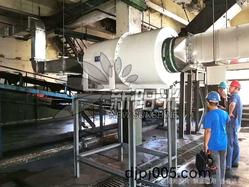 山東棗莊(zhuang)鑛(kuang)業選(xuan)煤廠(chang)落料除塵(chen)